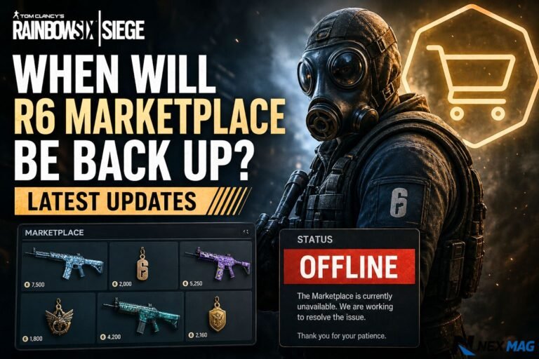 when will r6 marketplace be back up