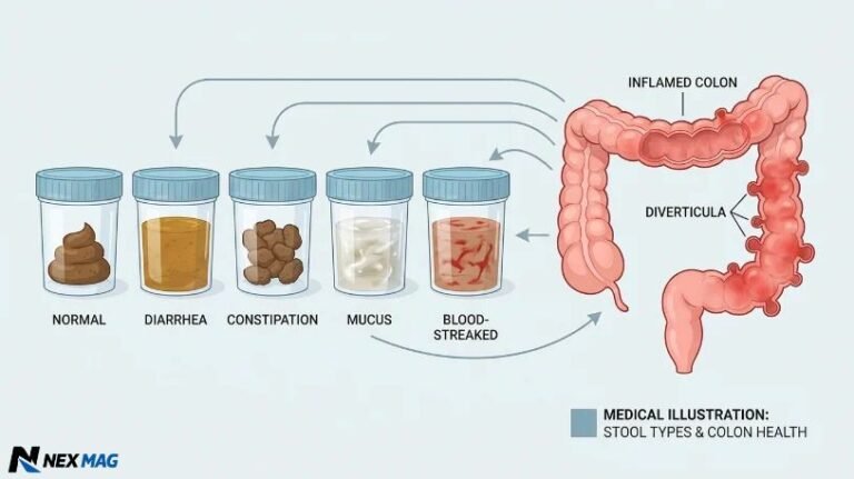 what does poop look like with diverticulitis